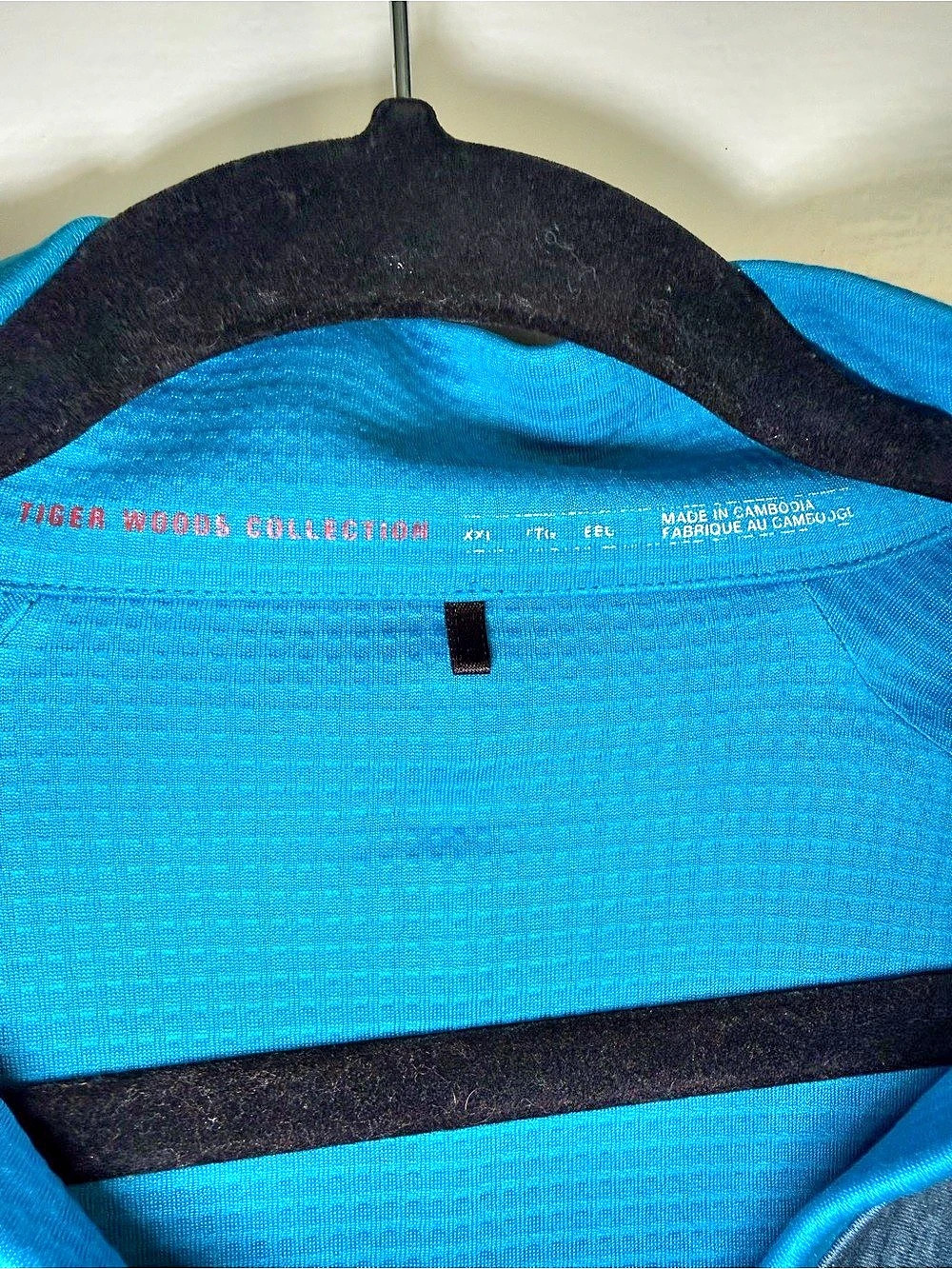 Nike Tiger Woods Collection Dri-FIT Quarter-Zip Golf Pullover Blue XXL - Picture 8 of 16